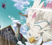 filo kicking motoyasu into the sky
